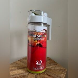 Takeya Freshlok Iced Tea Maker White Pitcher 2.0